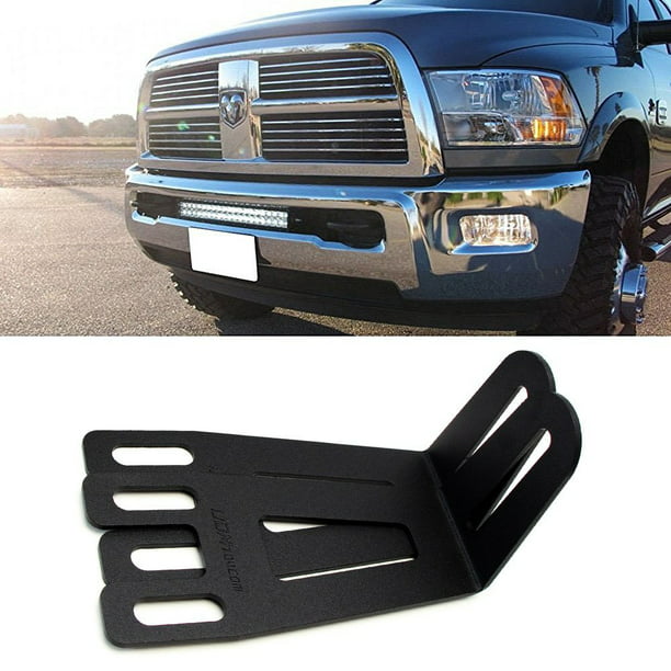 6 inch 2006 Dodge RAM 2500-3500 W/O SIDE CURTAIN Door mount spotlight -Black Driver side WITH install kit LED 